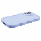 iPhone 16 EIDERWOOD Fleksibelt Plast Wavy Deksel - Lilla