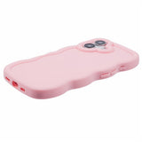 iPhone 16 EIDERWOOD Fleksibelt Plast Wavy Deksel - Rosa