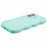 iPhone 16 EIDERWOOD Fleksibelt Plast Wavy Deksel - Blå