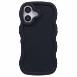 iPhone 16 Plus EIDERWOOD Fleksibelt Plast Wavy Deksel - Svart