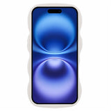 iPhone 16 Plus EIDERWOOD Fleksibelt Plast Wavy Deksel - Hvit
