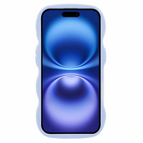 iPhone 16 Plus EIDERWOOD Fleksibelt Plast Wavy Deksel - Lilla