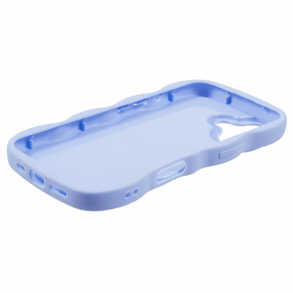 iPhone 16 Plus EIDERWOOD Fleksibelt Plast Wavy Deksel - Lilla