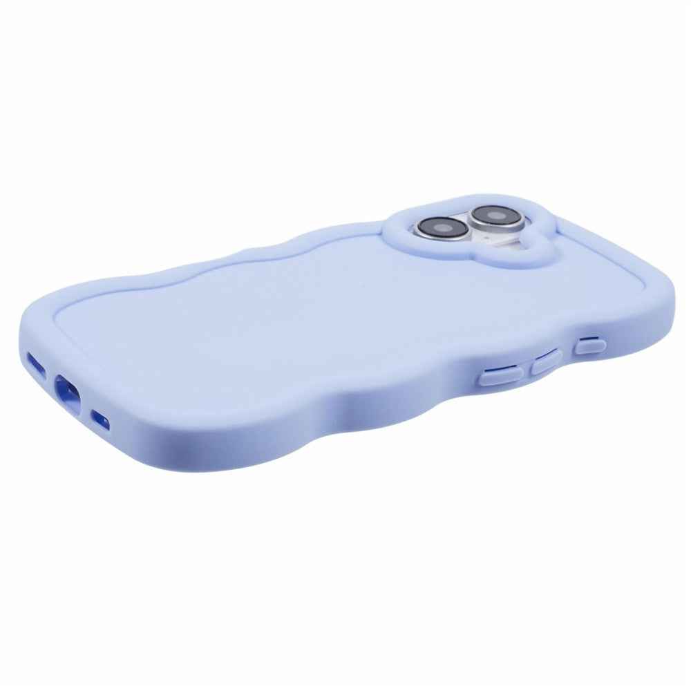 iPhone 16 Plus EIDERWOOD Fleksibelt Plast Wavy Deksel - Lilla