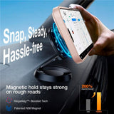 TORRAS iPhone 16 Pro Hybrid Deksel m. Ståfunksjon - MagSafe Kompatibel - Rose Gold