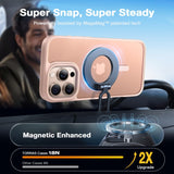 TORRAS iPhone 16 Pro Hybrid Deksel - MagSafe Kompatibel - Rose Gold