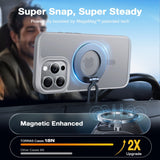 TORRAS iPhone 16 Pro Hybrid Deksel - MagSafe Kompatibel - Grå