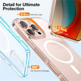 TORRAS iPhone 16 Pro Max Fleksibelt Plast Deksel - MagSafe Kompatibel - Gjennomsiktig