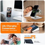 TORRAS Samsung Galaxy S24 Ultra Hybrid Deksel m. Kickstand - MagSafe Kompatibel - Svart