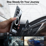 TORRAS Samsung Galaxy S24 Ultra Hybrid Deksel m. Kickstand - MagSafe Kompatibel - Gjennomsiktig