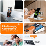 TORRAS Samsung Galaxy S24 Ultra Hybrid Deksel m. Kickstand - MagSafe Kompatibel - Gjennomsiktig