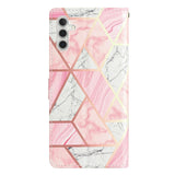 EIDERWOOD Samsung Galaxy S25+ (Plus) Flip Deksel med Kortholder & Reim - Rosa Marmor