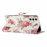 EIDERWOOD Samsung Galaxy S25+ (Plus) Flip Deksel med Kortholder & Reim - Blomster