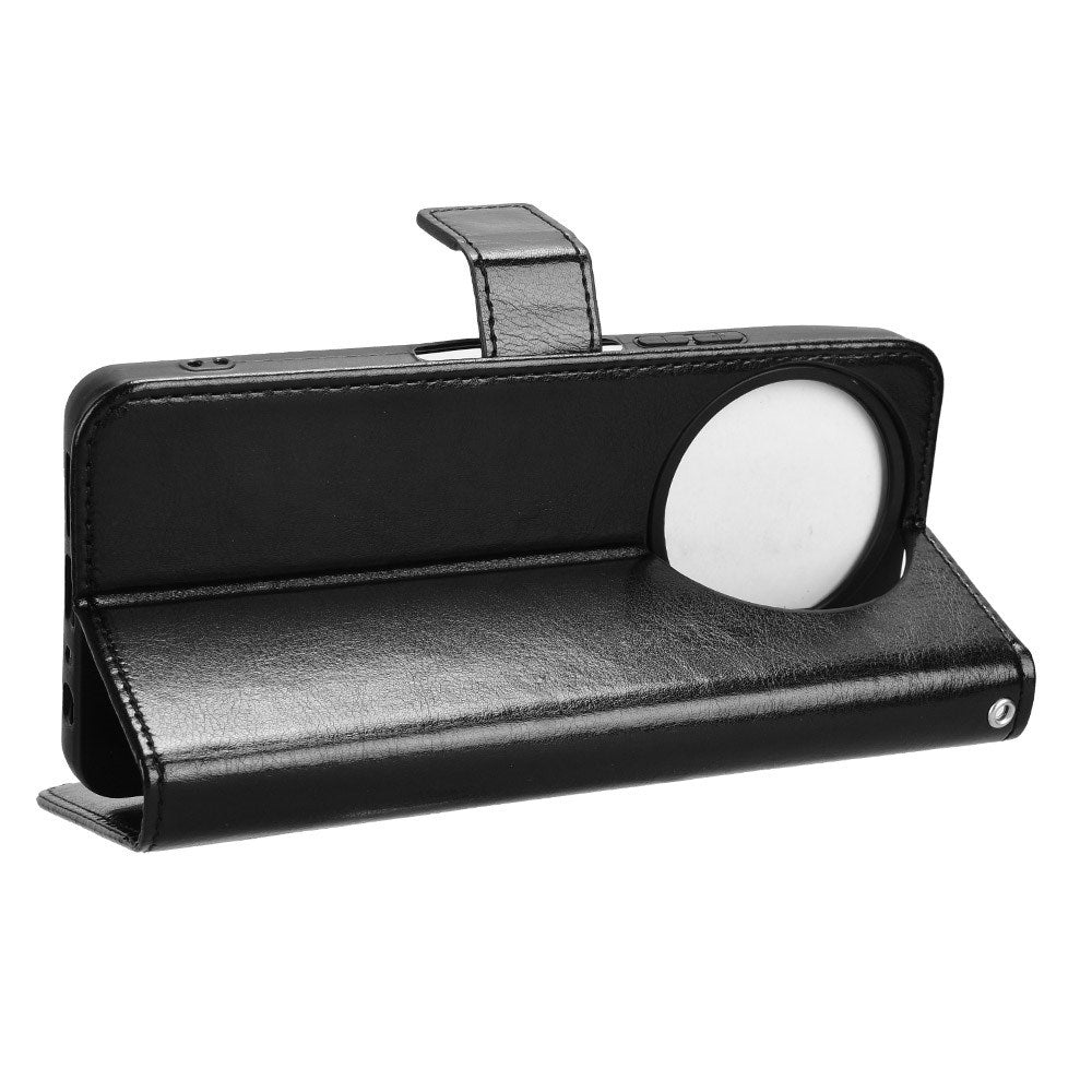 EIDERWOOD TCL 50 Pro Nxtpaper (5G) Kunstskinn Flip Deksel med Stativ & Lommebok - Svart