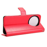 EIDERWOOD TCL 50 Pro Nxtpaper (5G) Kunstskinn Flip Deksel med Stativ & Lommebok - Rød