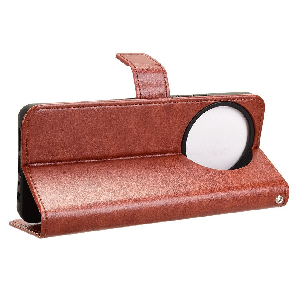 EIDERWOOD TCL 50 Pro Nxtpaper (5G) Kunstskinn Flip Deksel med Stativ & Lommebok - Brun