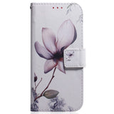 EIDERWOOD Samsung Galaxy S25 Kunstskinn Flip Deksel med Motiv - Blomst
