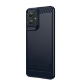 Motorola Moto G55 5G MOFI Carbon Fiber Deksel - Blå