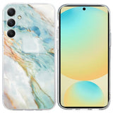 EIDERWOOD Samsung Galaxy S25 FE Fleksibelt Plast Deksel med Motiv - Marmor