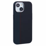 EIDERWOOD Mønstret Carbon Deksel - iPhone 15 - MagSafe Kompatibel - Dark Colored Pattern