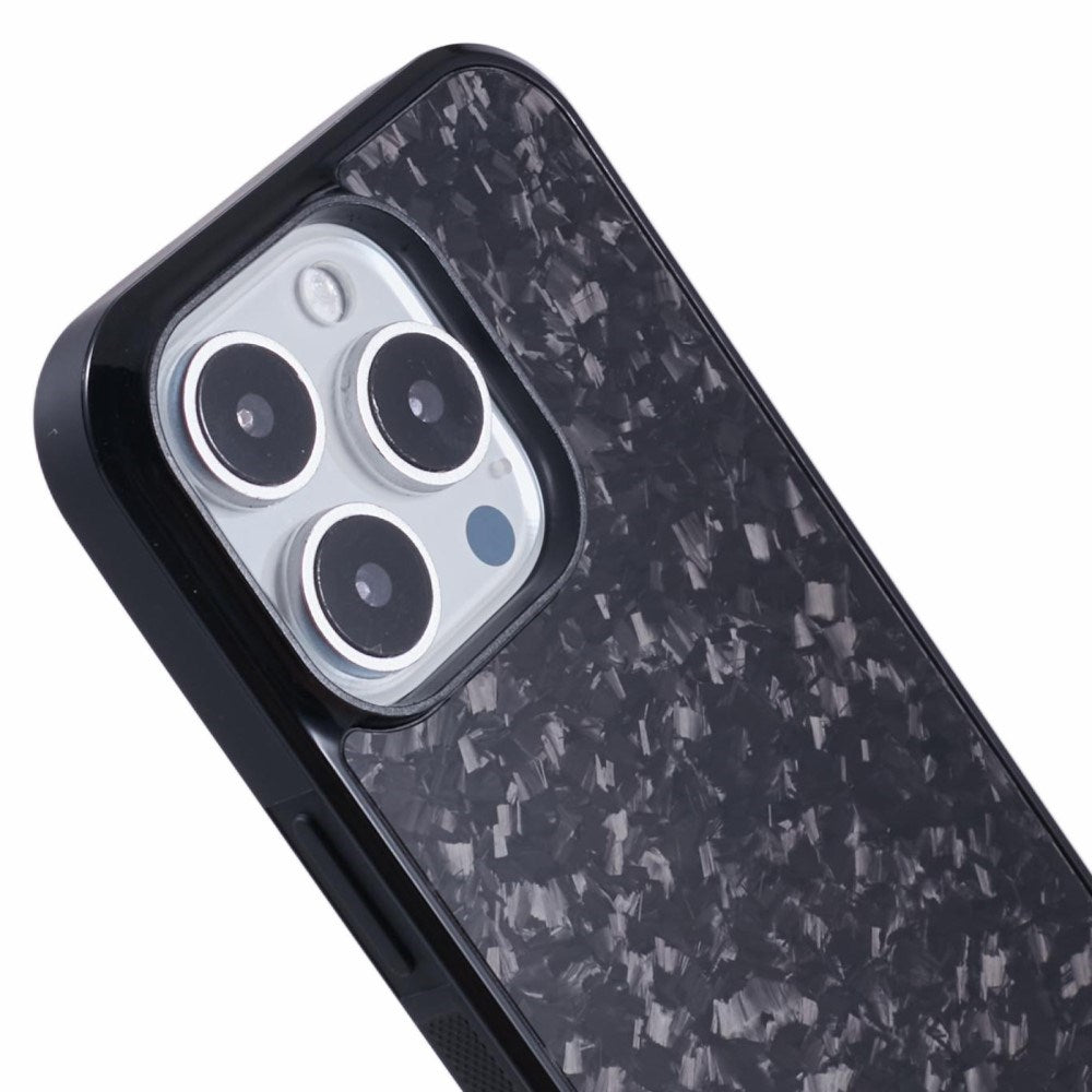 EIDERWOOD iPhone 16 Pro Non-Slip Carbon Deksel - MagSafe Kompatibel - Svart