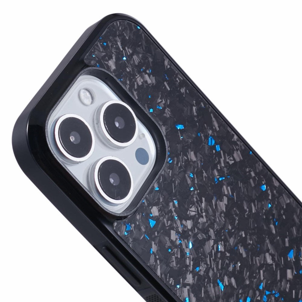 EIDERWOOD iPhone 16 Pro Non-Slip Carbon Deksel - MagSafe Kompatibel - Blå