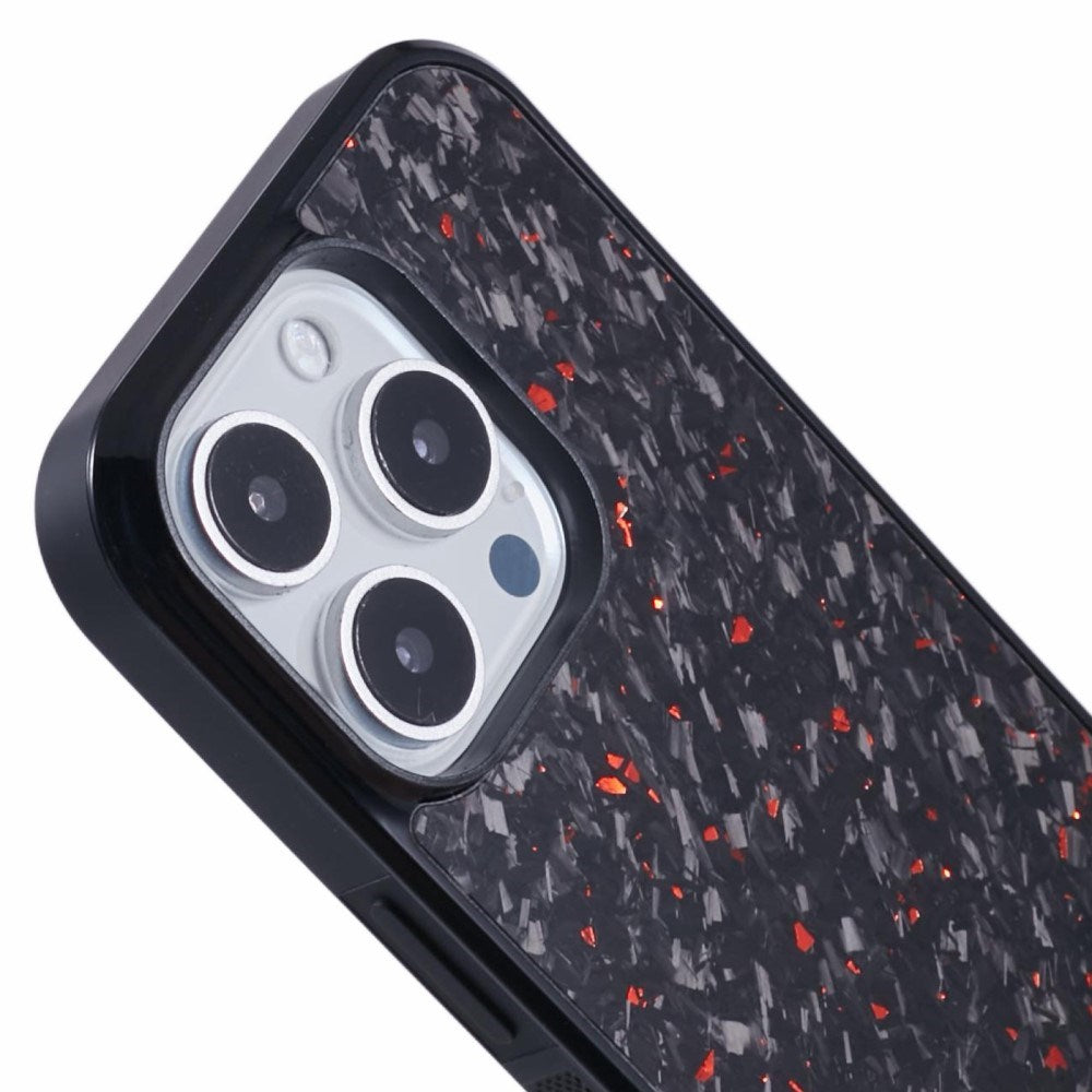 EIDERWOOD iPhone 16 Pro Non-Slip Carbon Deksel - MagSafe Kompatibel - Rød