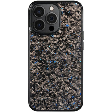 EIDERWOOD iPhone 15 Pro Non-Slip Carbon Deksel - MagSafe Kompatibel - Blå