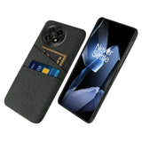 EIDERWOOD OnePlus 13 Stoffbelagt Plast Deksel m. Kortholder - Svart