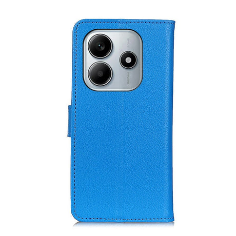 EIDERWOOD Xiaomi Redmi Note 14 (4G) Kunstskinn Flip Deksel m. Kortholder & Ståfunksjon - Blå