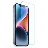 NORTHJO iPhone 14 Beskyttelsessett med Fleksibelt Mobildeksel i Plast med Herdet Glassbeskytter - Gjennomsiktig