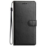 EIDERWOOD Xiaomi Redmi Note 14 Pro (5G) / Poco X7 Kunstskinn Flip Deksel m. Strop - Svart