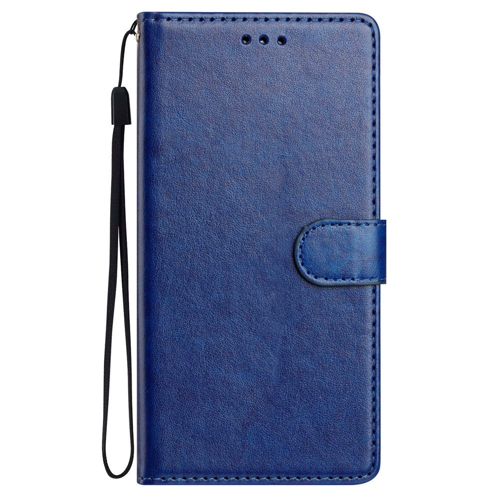 EIDERWOOD Xiaomi Redmi Note 14 Pro (5G) / Poco X7 Kunstskinn Flip Deksel m. Strop - Blå