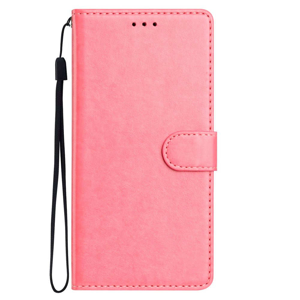 EIDERWOOD Xiaomi Redmi Note 14 Pro (5G) / Poco X7 Kunstskinn Flip Deksel m. Strop - Rosa