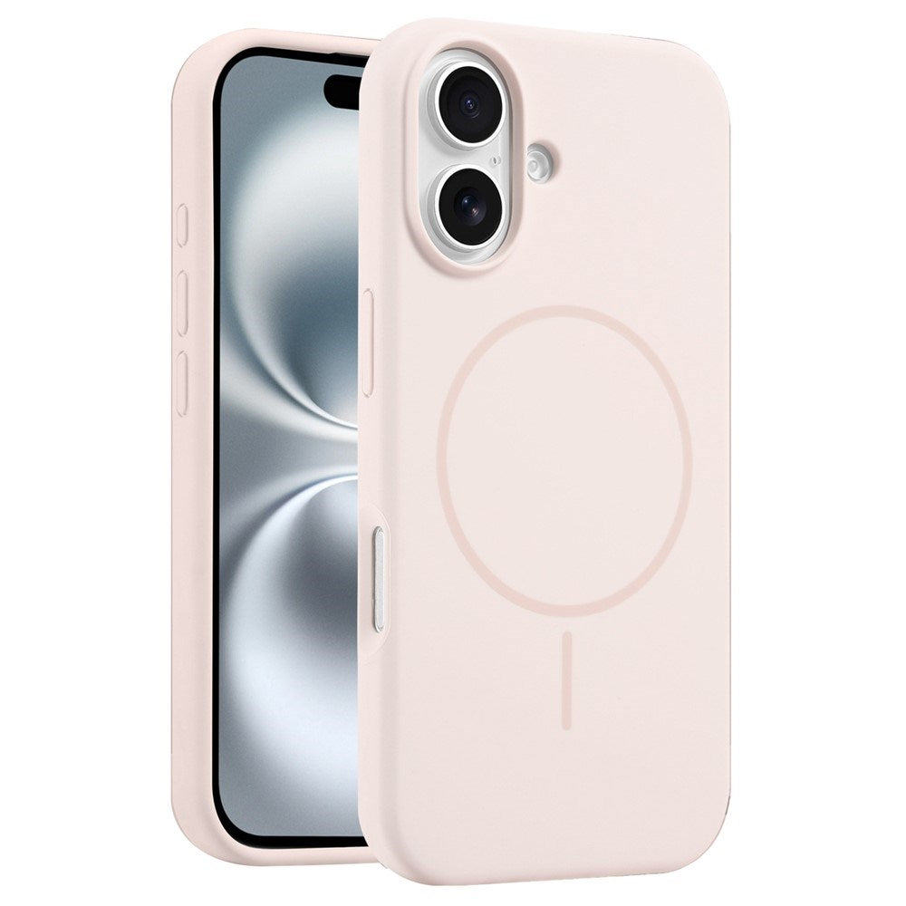 EIDERWOOD iPhone 16 Silikon Deksel – MagSafe Kompatibel – Beige