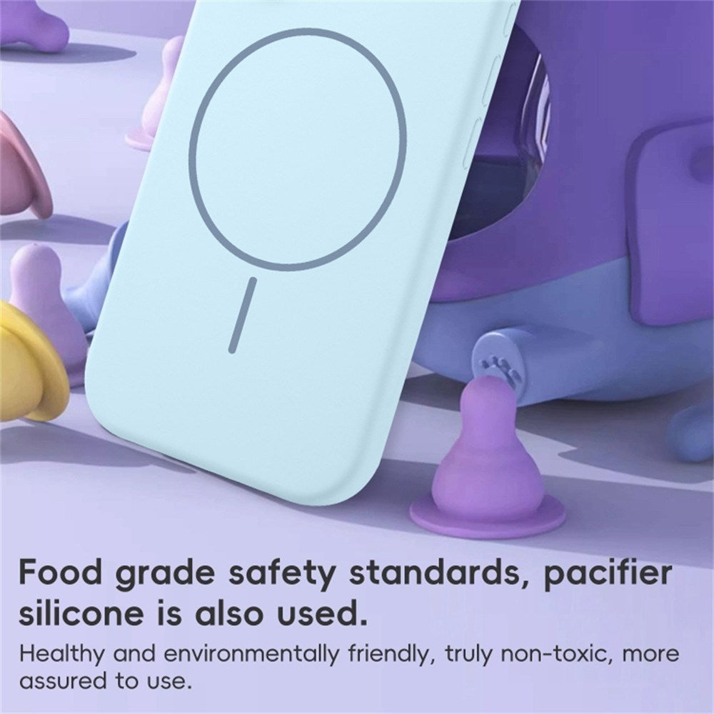 EIDERWOOD iPhone 16 Plus Silikon Deksel – MagSafe Kompatibel – Lilla