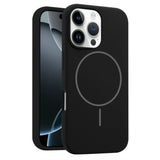 EIDERWOOD iPhone 16 Pro Silikon Deksel – MagSafe Kompatibel – Svart
