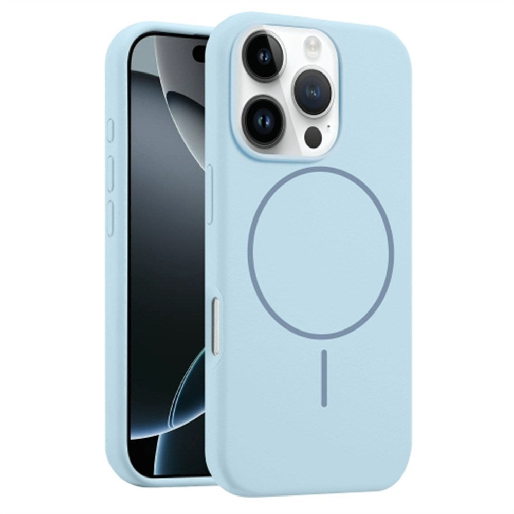 EIDERWOOD iPhone 16 Pro Max Silikon Deksel – MagSafe Kompatibel – Lys Blå