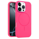 EIDERWOOD iPhone 16 Pro Max Silikon Deksel – MagSafe Kompatibel – Pink
