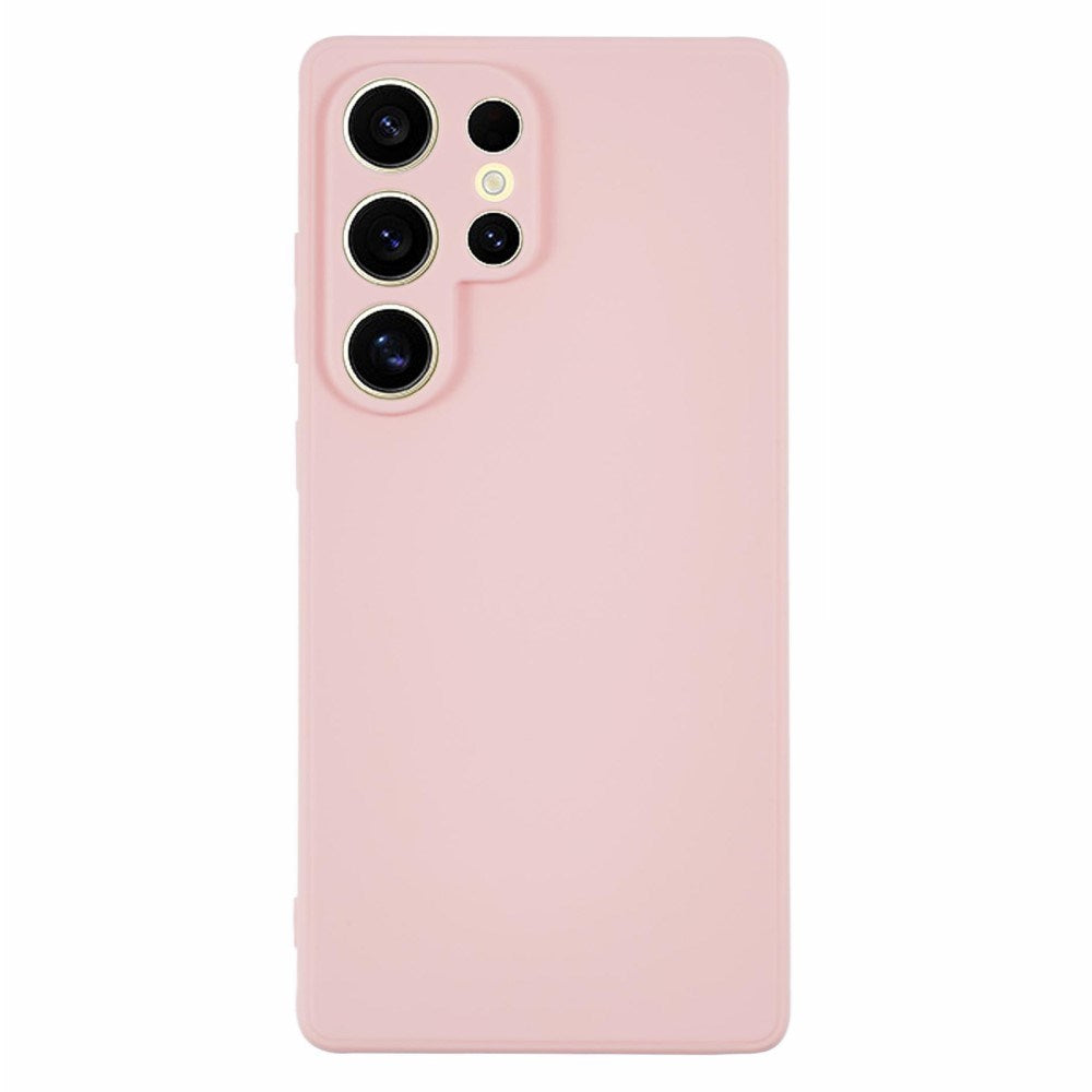 EIDERWOOD Samsung Galaxy S25 Ultra Fleksibelt Plast Shockproof Cover - Rosa