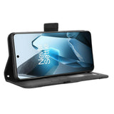 EIDERWOOD OnePlus 13 Deksel i Kunstskinn med Stativfunksjon og Ekstra Kortholder – Svart