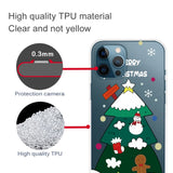 iPhone 14 Pro Fleksibel Plast Jul Deksel - Juletre