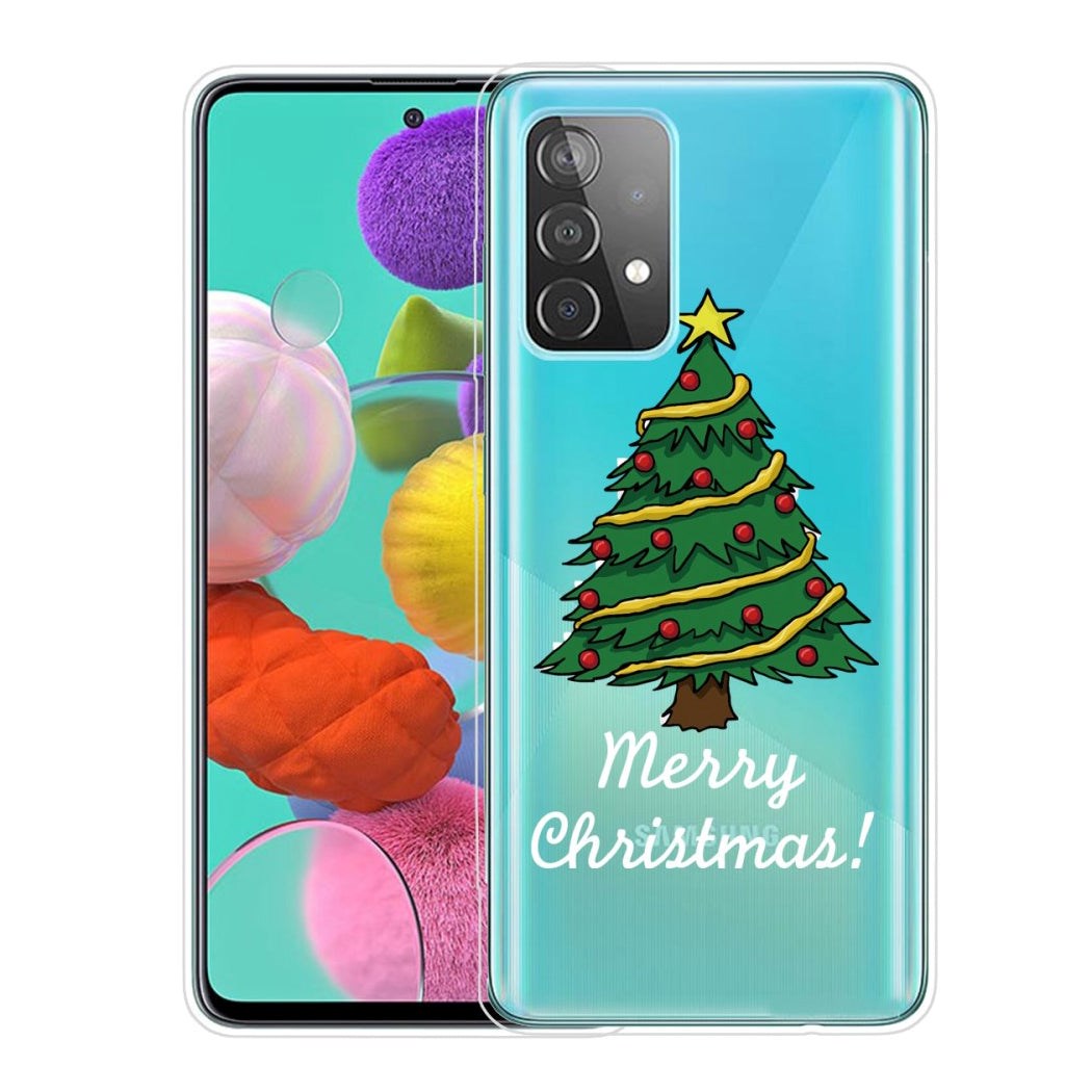 Samsung Galaxy A33 (5G) TPU Plast Jul Deksel - Merry Christmas - Juletre