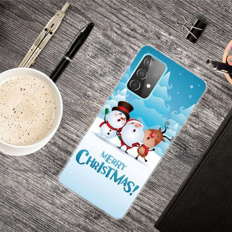 Samsung Galaxy A53 (5G) TPU Plast Jul Deksel - Merry Christmas - Julenissen & venner