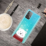 Samsung Galaxy A53 (5G) TPU Plast Jul Deksel - Merry Christmas - Isbjørn m. Genser