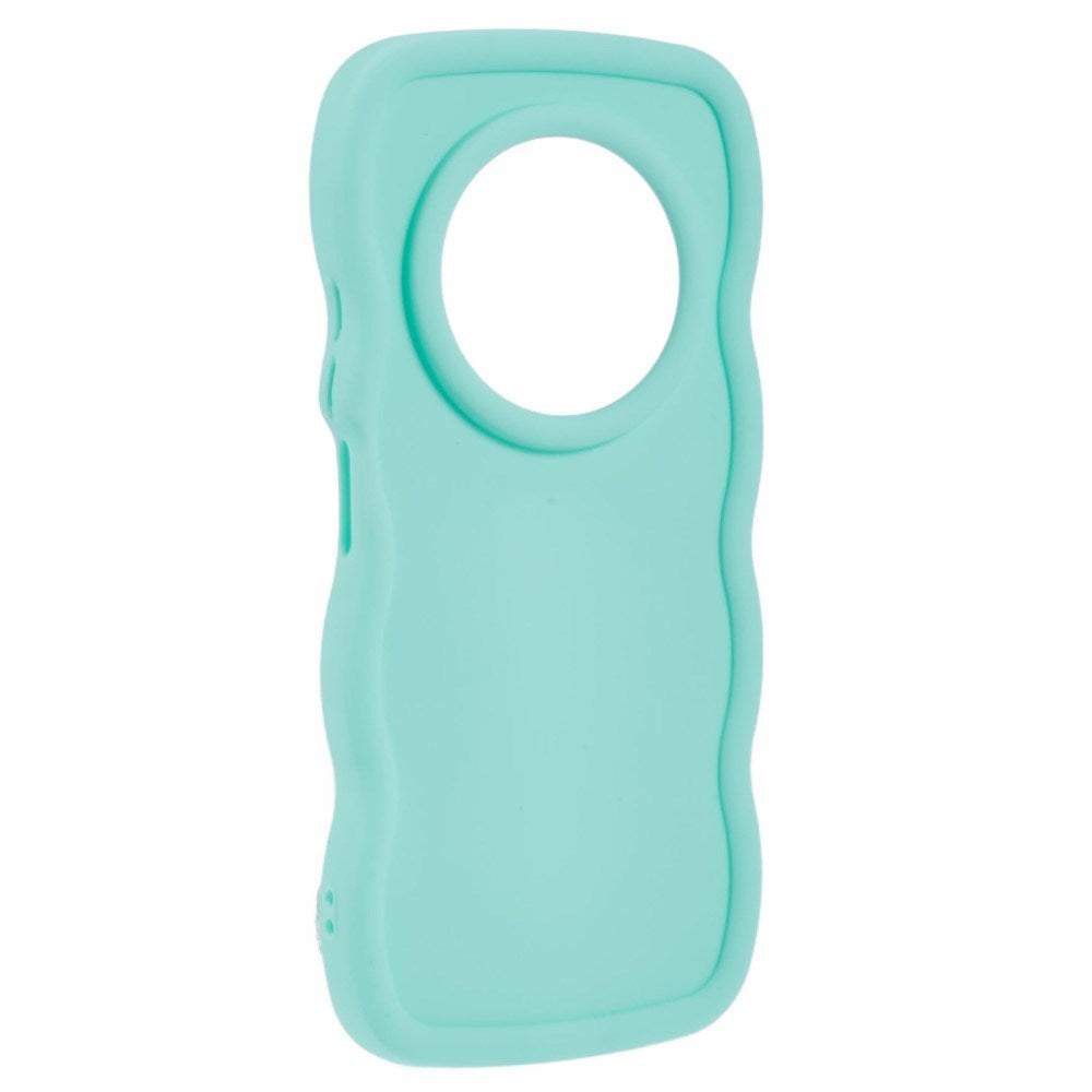 EIDERWOOD Xiaomi Redmi 14C Fleksibelt Plast Wavy Deksel - Blå