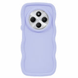 EIDERWOOD Xiaomi Redmi 14C Fleksibelt Plast Wavy Deksel - Lilla