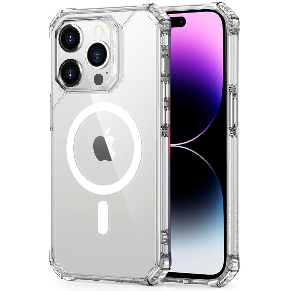 iPhone 14 Pro Deksel ESR Air Armor Clear Hard Case - MagSafe Kompatibel - Gjennomsiktig