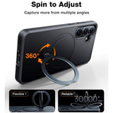 TORRAS Samsung Galaxy S25+ (Plus) Hybrid Deksel m. Kickstand - MagSafe Kompatibel - Svart