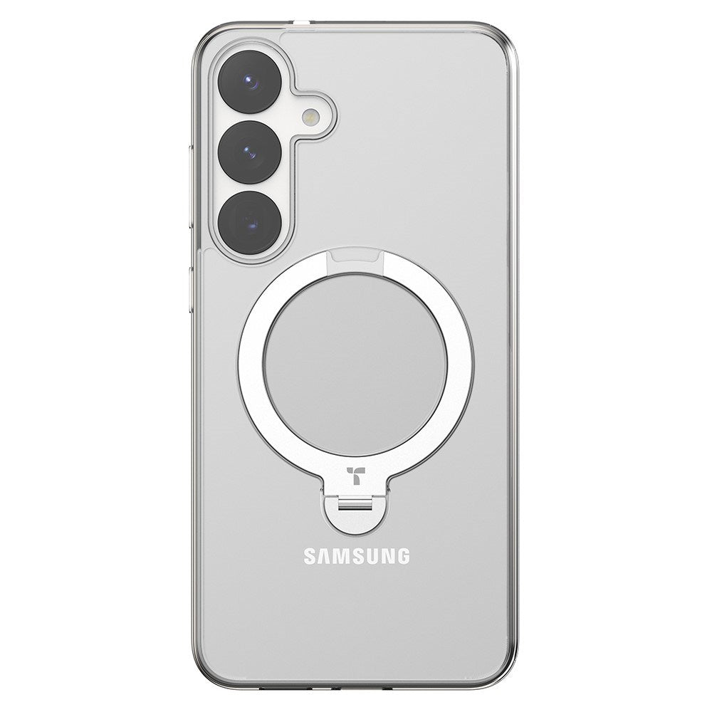 TORRAS Samsung Galaxy S25+ (Plus) Hybrid Deksel m. Kickstand - MagSafe Kompatibel - Gjennomsiktig